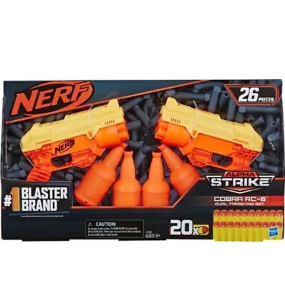 Nerf Alpha Strike Cobra RC-6 Blaster Dual target